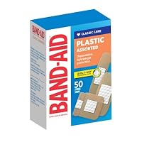 Band-Aid Assorted Plastic Shapes 50 Pack