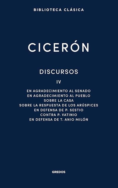 Portada de Discursos IV