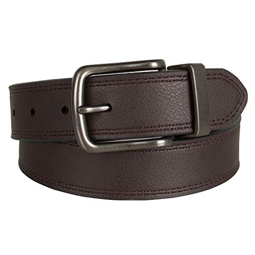 Image of Levi's Leather Men's Levis 40Mm Reversible Belt With Brushed Silver Buckle