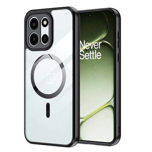 Rojeuinn Funda para Oneplus Nord 6 5G Case, Funda para teléfono móvil Hecha de Material de PC Duro,cómoda y Suave al Tacto, Resistente a caídas, Golpes y Huellas Dactilares  Transparente