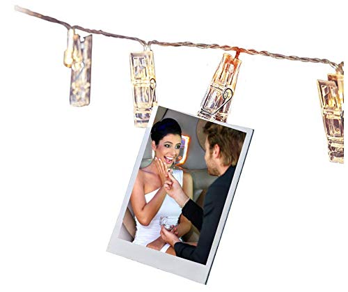 Romandle String Lights With Clips – 30 Hanging Warm White Led Lights - Battery Operated String Light – Decorative For Artwork Or Photos – Show Off Your Adventures #TOP19