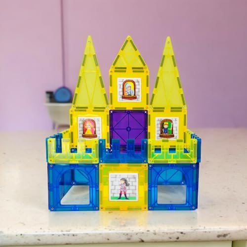 Blocos Magnéticos Magforma castelo 28 peças brinquedo magnético educativo
