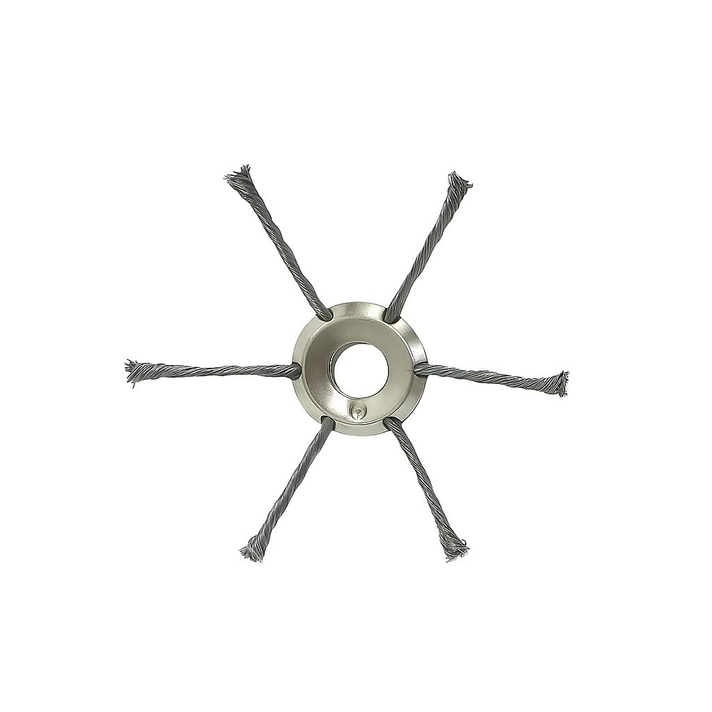 9 Inch Steel Weed Eater Trimmer Head Metal Blades for a Heavy-Duty Weed Brush Cutter Universal 2025 New Wire Trimming Head Replacement (1PCS, 6 Blade)