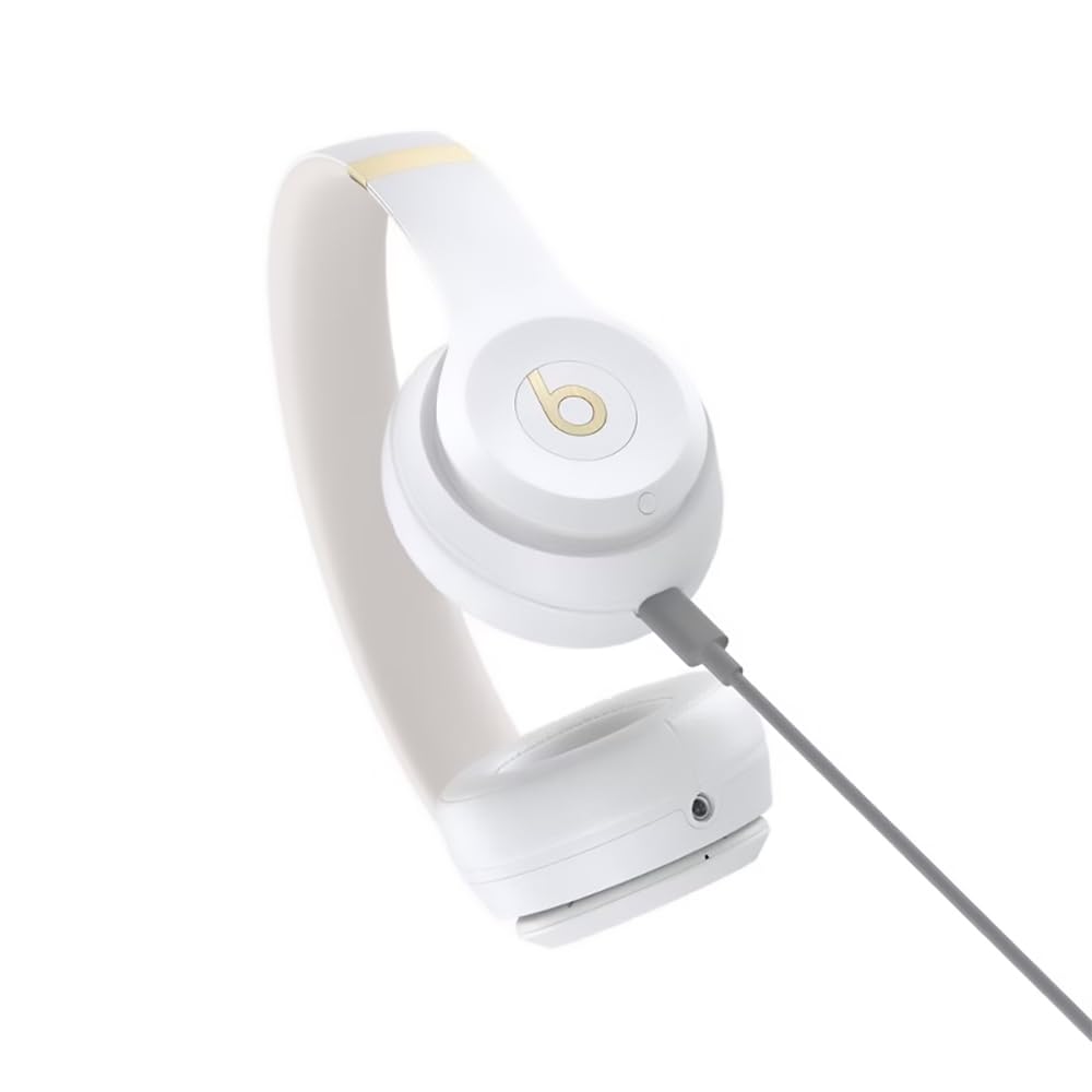 Beats Solo 4 ワイヤレスヘッドホン ホワイト Beats Solo 4 Bluetooth Wireless On-Ear Headphones - Warm