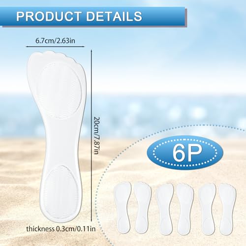 3 pares de plantillas de gel autoadhesivas para mujer miniatura 2