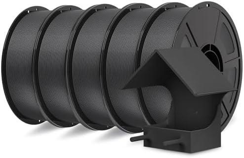IEMAI ASA CF Filament 1.75mm 5KG, Carbonfaser 3D Druck Filament Schwarz | UV- & wetterfest, Verzugsarm bei großen Drucken, Mikro-mattes Finish, Maßgenauigkeit +/- 0,02 mm