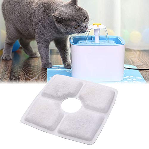 J-Feifei 12 peças filtro de fonte de gato filtro de substituição ativado de carbono para bebedouro a