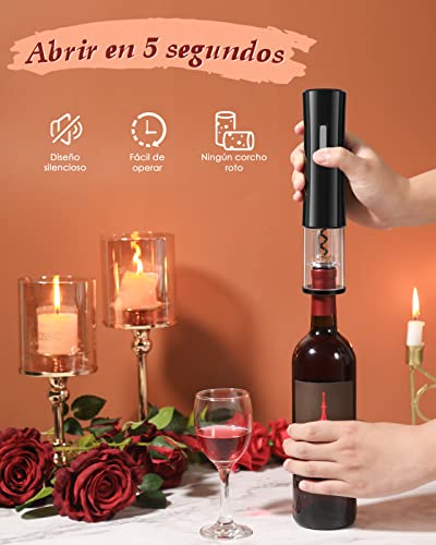Elektrischer Korkenzieher Rovtop, 5-in-1 Weinöffner elektrisch