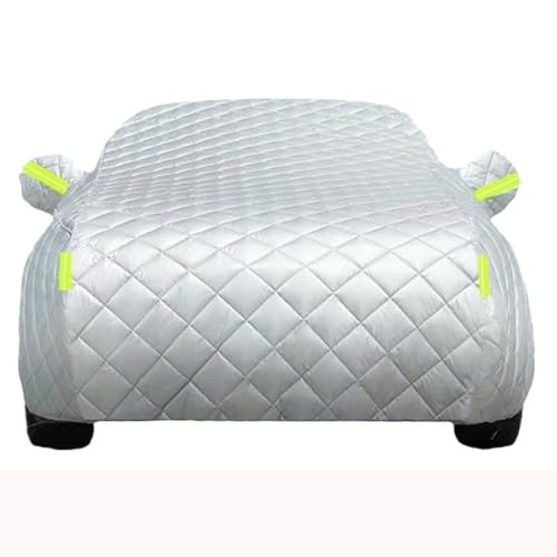 WTGCZDHY Bâche Voiture Anti Grêle pour Ford F150(4door) 2015-2025,avec Ouverte Latérale Bache Voiture Épaissi Protection Tous Temps Imperméable Voiture Respirante,A-Silver