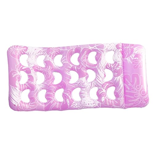 Chaise flottante pour piscine motif feuille : confort absolu au jardin