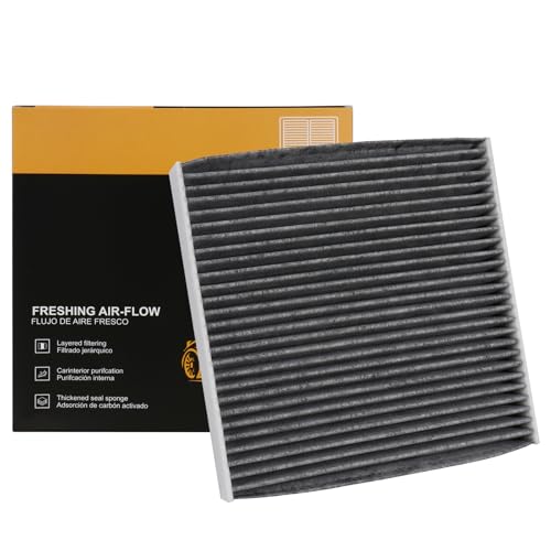 SUPLABEL Carbon Cabin Air Filter Replacement for Acura Honda Accord Civic CR-V 80292-SDA-407