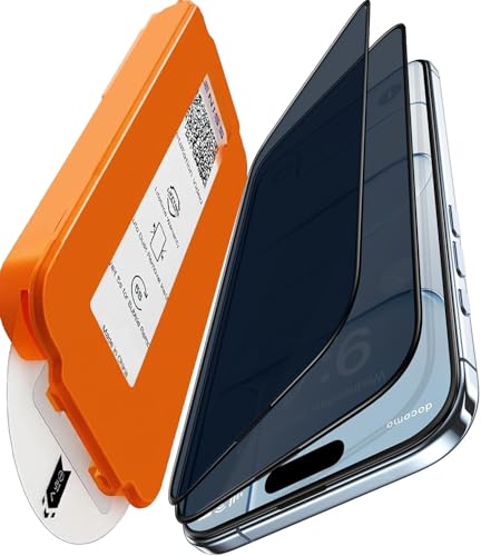 Image of Mr.Shield PRO-GLAZ Privacy Tempered Glass Screen Protector Guard Compatible For iPhone 17 Air - 1 Pack