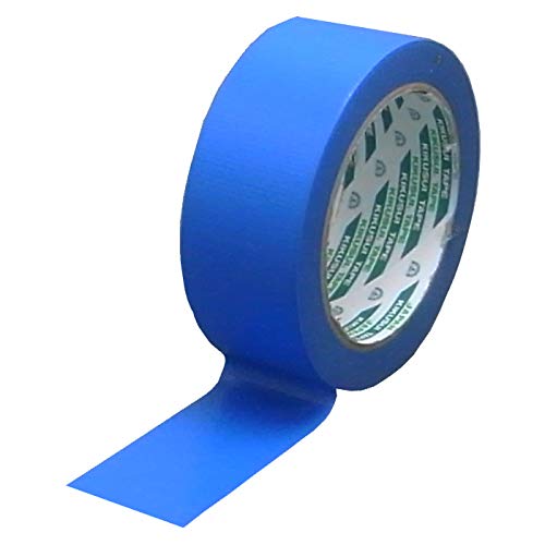 Amazon.co.jp: 菊水テープ クロスロン床養生用テープ 40mm×25m 青 KS 