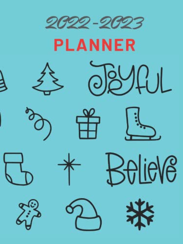 2022-2023 Joyful Planner: The Joyful Gift Design with 2 years plans Jan 2022 - Dec 2023 and 24 months Hardcover