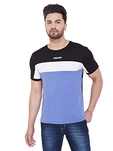 Image of GRITSTONES Printed Half Sleeve Round Neck T-Shirt for Men - GSHSPNT2512 P