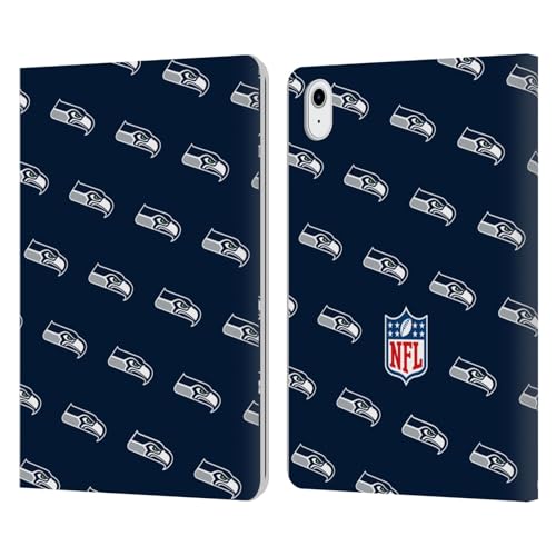 Protection iPad Air 11 Seattle Seahawks étui cuir portefeuille tablette Apple