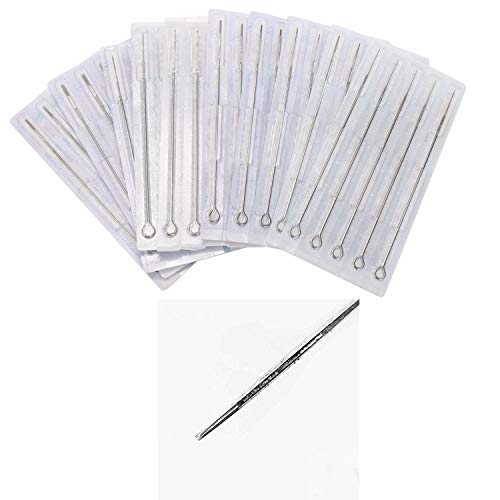 Tattoo Needles,50Pcs Disposable Bugpin Needles Premium Quality Tattoo Needle Liners 7Rl Tattoo Needles 7 Round Liner (7Rl) #TOP4