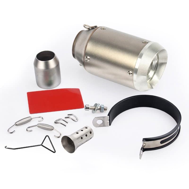 Silencieux d échappement Moto 51mm en fibre de carbone universel