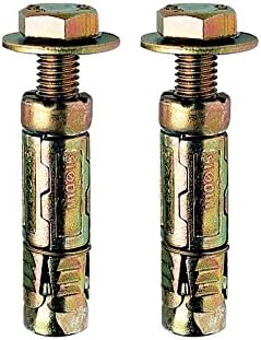 Charles Watson M8 x 25mm Loose Bolt Shield Anchor Wall Plug, Pack of 2