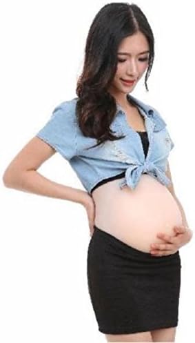 Douper 100% Real Feel Soft Silica Gel Fake Belly Twins Weight 9lb Great for Film Props TV Series Props Spoof Costume Cosplay