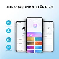 soundcore by Anker P20i Kabellose Bluetooth Kopfhörer in-Ear, 10mm Treiber, Bluetooth 5.3, Anpassbarer EQ, 30 Std. Spielzeit, IPX5 wasserfest, 2 Mikros mit KI, einzeln verwendbar – Ansicht 5