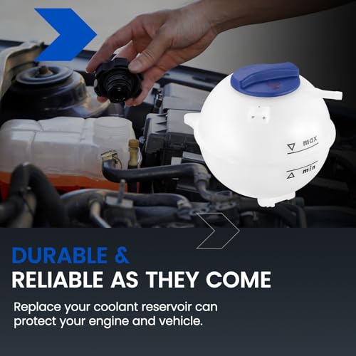 SYKRSS Engine Coolant Reservoir Tank 603-559 Compatible with Volkswagen Seat Jetta Golf Passat Corrado Derby Cabrio Pointer Ibiza Cordoba 1.6L 1.8L 1.9L 2.0L 2.8L Coolant Overflow Reservoir 603-559 by SYKRSS - Used condition - Image 6