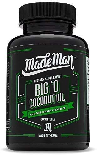 Made Man Big 'O Organic Coconut Oil with MCTs and Lauric Acid (30-Day Supply, 60 Count)
