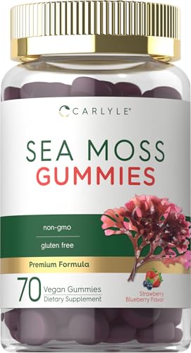 Carlyle Sea Moss Gummies (70 ct, Strawberry Blueberry)
