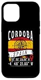 Fácil instalación Carcasa para iPhone 15 Córdoba España Bandera GPS Coordenadas De Córdoba