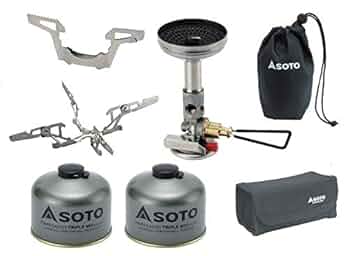 SOTO ウインドマスター/未使用ガス缶付き SOTO ウインドマスター/未使用ガス缶付き 風防なしでも安定的な