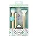 Ecotools Glossy Finish MakeUp Brush Set, Beige/Green (Set of 5)