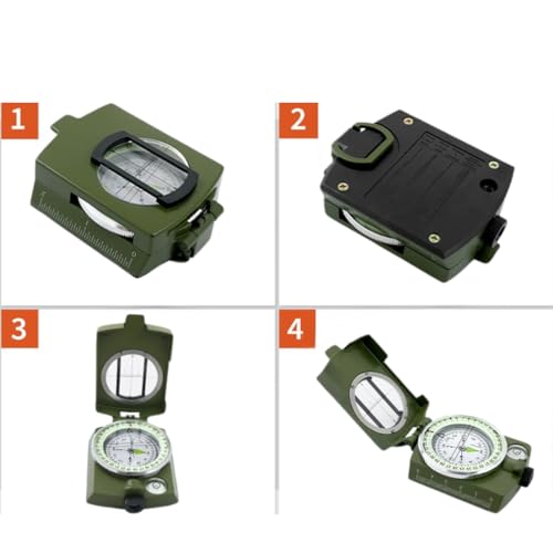 Brújula para senderismo resistente y portátil miniatura 6