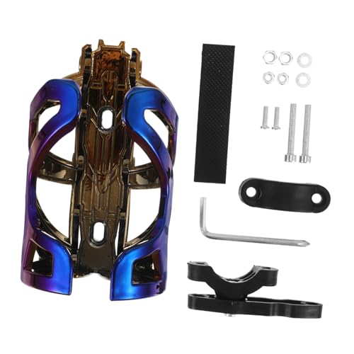 Image of Mobestech Motorcycle Cup Holder for Handlebar Atv Scooter Water Bottle Holder Riding Bike Drink Plastic Design