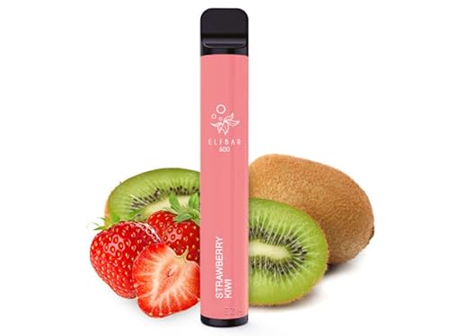 Elf Bar 600 - "Strawberry kiwi" (fresa, kiwi) - sin nicotina - 600 trenes Cover