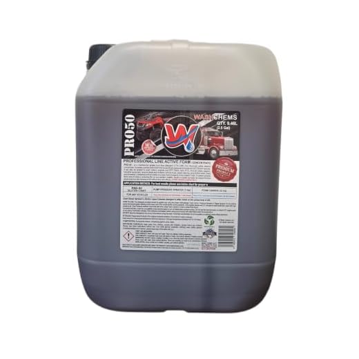 Wash Chems Pro 50 Touchless Car Wash Detergent Soap Concentrate No Brushing, Commercial Grade Professional Auto Foam Cleaner (Biodegradable) Also Great for Trucks & Tractors