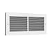 Ta Industries Baseboard Return Air Grille 24 " X 6 " White Shrinkwrapped