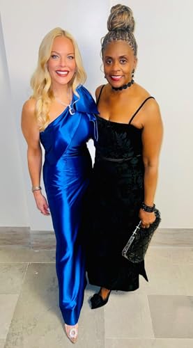 Image of One Shoulder Bridesmaid Dresses with Bow Long Mermaid Satin Back Slit Mother of The Bride Dresses PM004