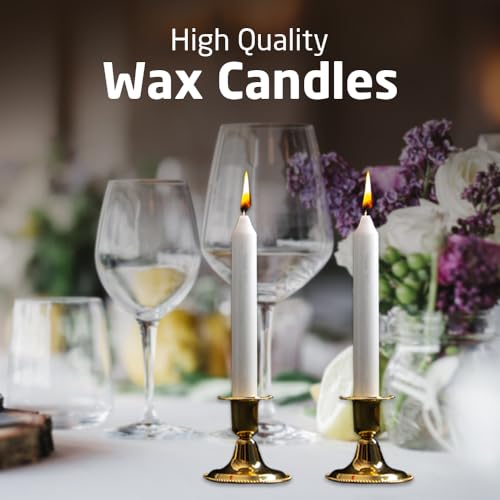 1ABOVE Pack of 5 | Household Candles | Unscented - 5 Hour Burn Time | Premium White Wax (1)