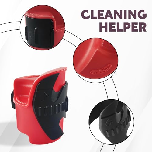 Image of Motorcycle Fork Seal Cleaner Tool, Shock Repairing Absorber Tool, Front Fork Seal Cleaner Fits 45-55mm Seal Mate Oil Level, Universal Dirt Bike Motorcycle Accessories Shock Absorber Repairing Tool