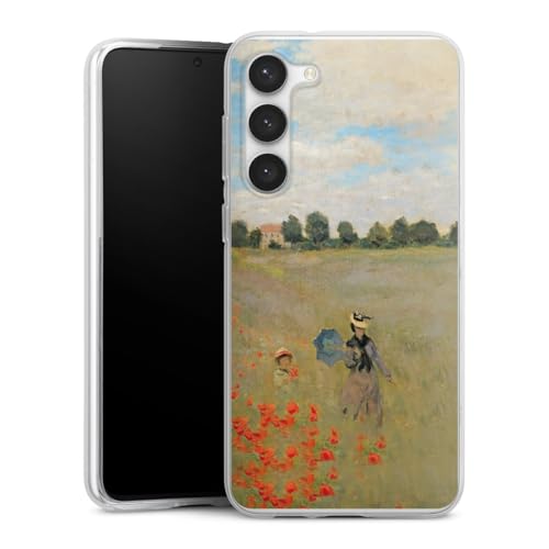 Coque silicone Samsung Galaxy S 23 + Monet - Étui souple finition haut de gamme
