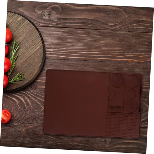 Esterilla de silicona para utensilios de café, resistente al calor, de 22,8x15,7 pulgadas 5