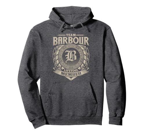 Image of Team BARBOUR Lifetime Member BARBOUR Name Personalized Pullover Hoodie