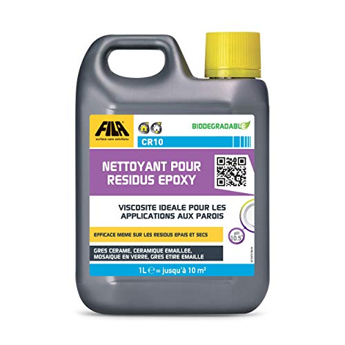 FILA Surface Care Solutions CR10 Nettoyant Professionel pour Residus Epoxy 1 L