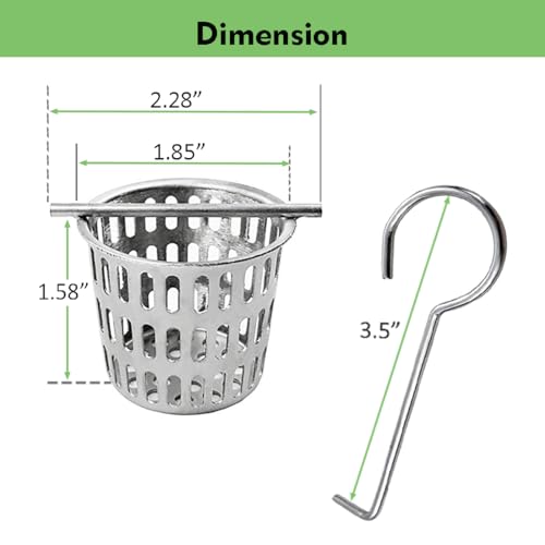 Neodrain Shower Drain Hair Catcher Hair and Debris Strainer only for Neodrain Shower Drains,Hair Trap, Hair Filter with Lifting Hook Key