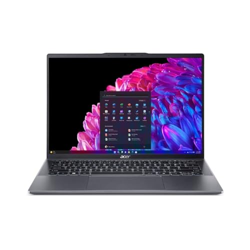 Acer Swift Go 14 (SFG14-63-R3XB) 14' OLED WQ2.8K / AMD Ryzen™ 7 8845HS / 16 GB LPDDR5X RAM / 1.000 GB PCIe Gen4 SSD/AMD Radeon™ Grafik/Windows 11 Home/Steel Gray