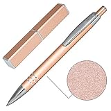 online kugelschreiber GESCHENKIDEE - hochwertiger Kugelschreiber, der sich mit seinem eleganten Design und der schönen Präsentation optimal als Geschenk für Mann und Frau eignet