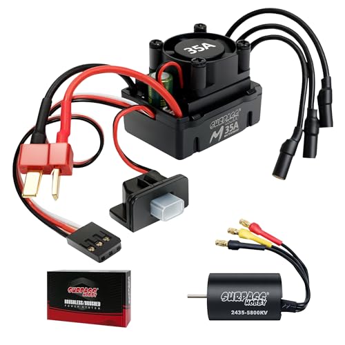 CCHEQVAN 2430 5800KV Brushless Motor with 35A ESC Combo