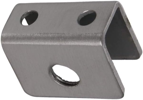 10Pcs Stainless Steel Adjustable Glass Shelf Bracket Rectangle Door Cabinet Clamp Clip Holder for 6-8mm Thickness Silver Tone