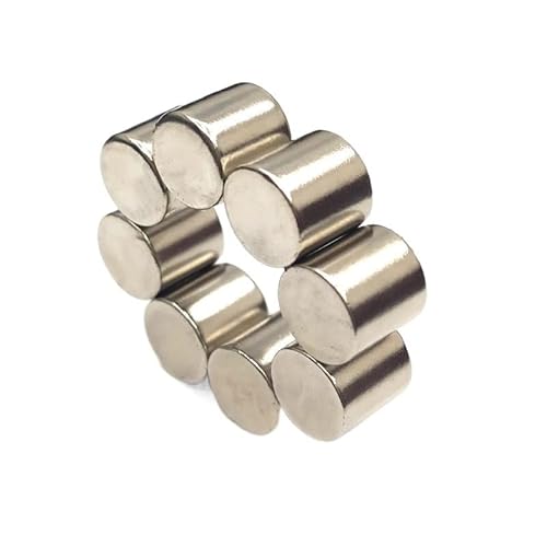 DHAEY Science Magnets Diametrically NdFeB 3D Printed Cartan Game Diameter 10x10 mm Neodymium Permanent Grade N45 NiCuNi Plated Industrial(24pcs)