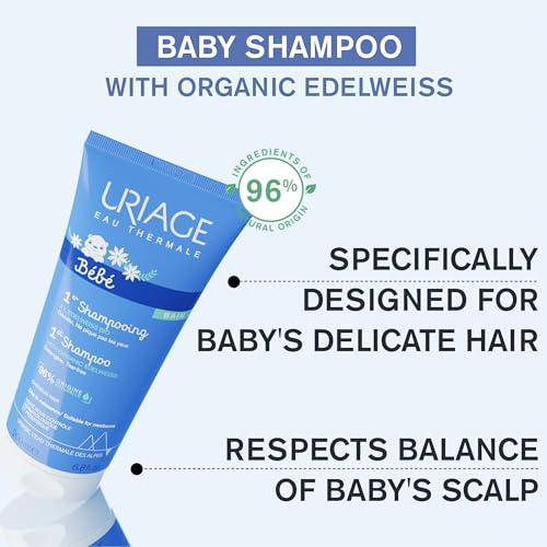 Shampoing Bébé À 'edelweiss Bio Uriage Le Shampoing De 200ml - vue 8